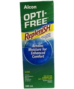 OPTI-FREE Replenish retains moisture for enhanced comfort 300ml