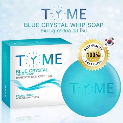 Tyme Blue Crystal Whip Soap Improving Skin